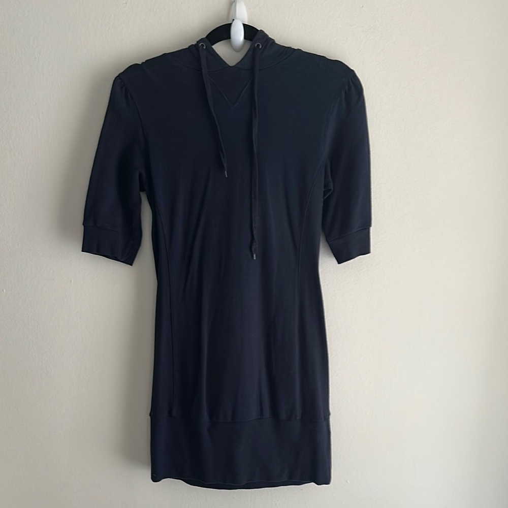 Navy Hoodie Dress